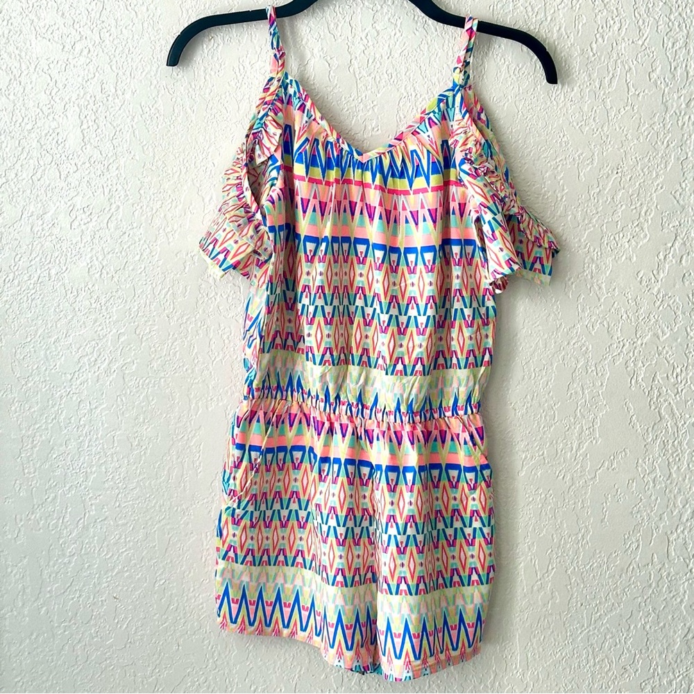 Colorful Geometric Romper Size XS - Picture 4 of 15